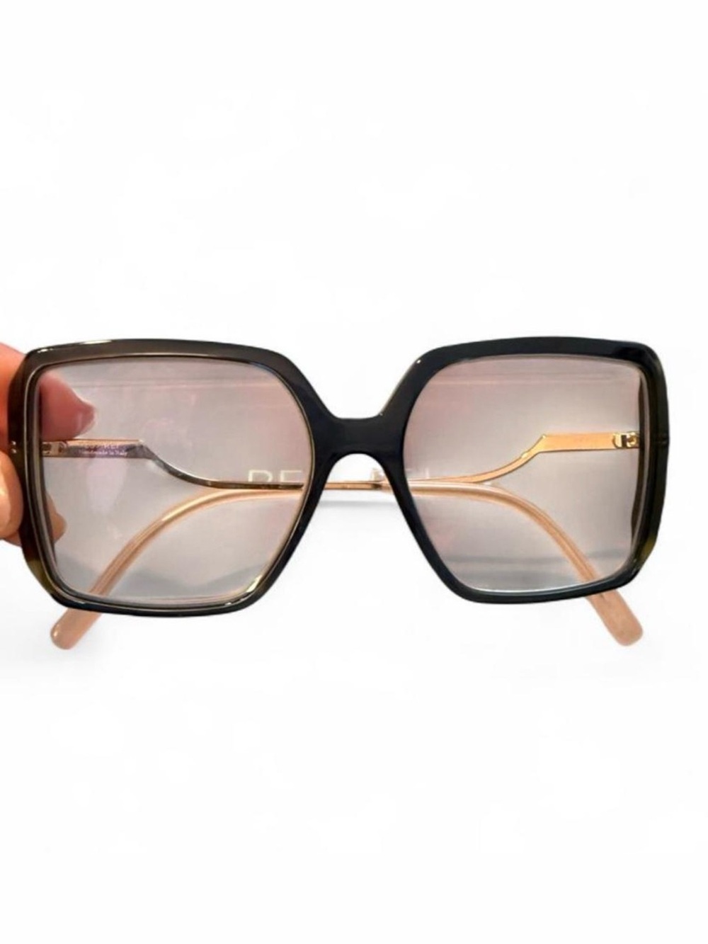 RES/REI everyday glasses, handmade in Italy. Style is “Swing”, sized 55-16-140.